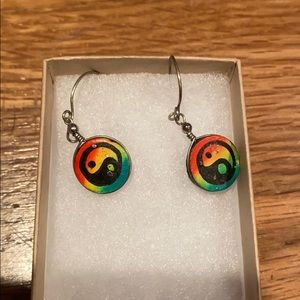 Yin yang earrings